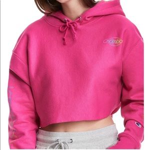 Women’s champion cropped hoodie